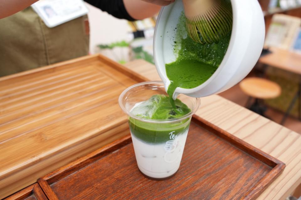 画像：山田屋茶舗 新栄町店の「抹茶ラテ」