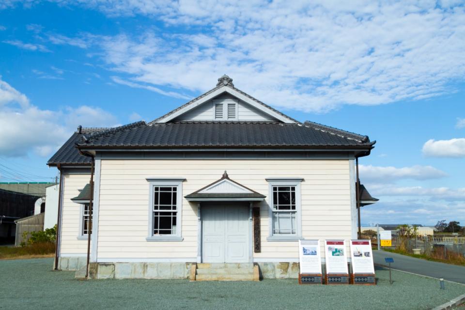 明治期の洋風建築としての風貌を残す「旧長崎税関三池税関支署」